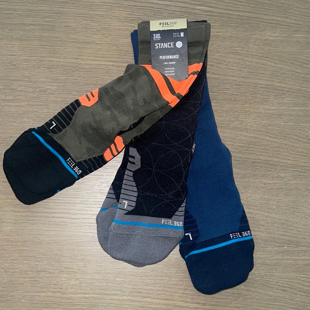 Stance Performance Feel 360 Sargent 3 Pack Men’s/Women’s Crew Socks